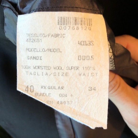 Old School Tallia Sartoria Custom Wool Suit - Picture 8 of 8